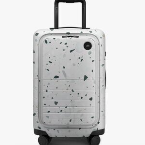 Monos Best Carry-On Pro Plus Suitcase in Limited Edition Terrazzo Luggage